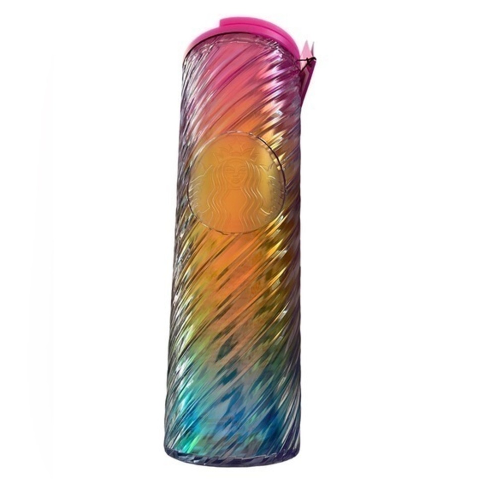 Starbucks + Tim Singleton Pride 2023 new target Rainbow Textured Tumbler- 16oz